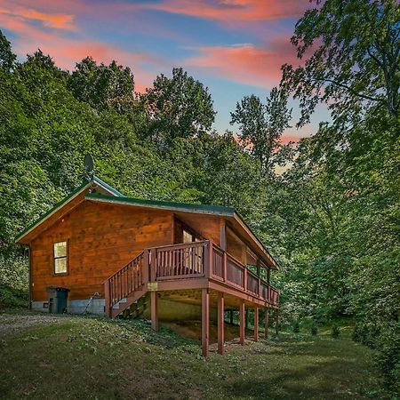 Smoky Mountains Hut Tub Cabin Dog Friendly 塞维尔维尔 外观 照片