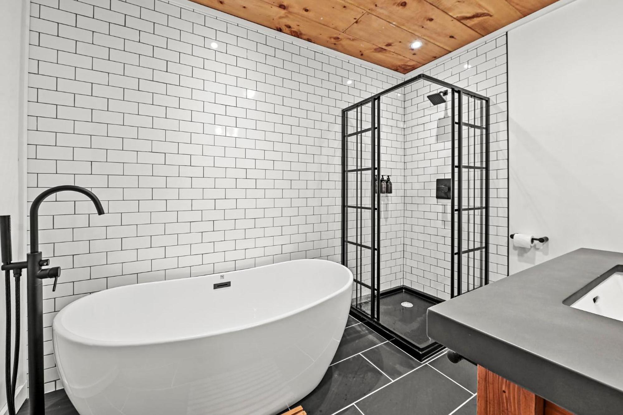 Smoky Mountains Hut Tub Cabin Dog Friendly 塞维尔维尔 外观 照片