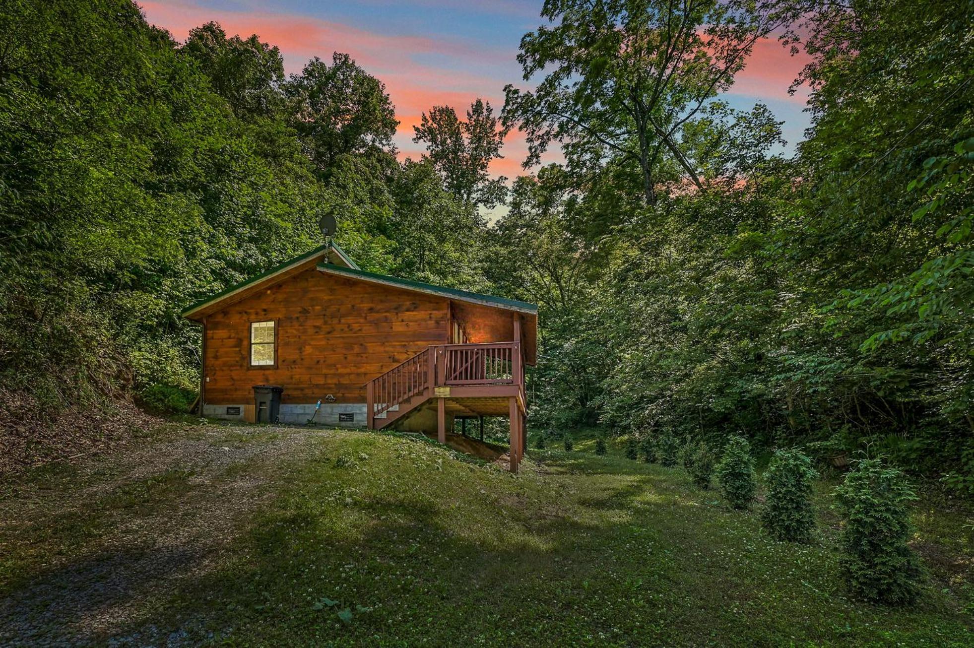 Smoky Mountains Hut Tub Cabin Dog Friendly 塞维尔维尔 外观 照片