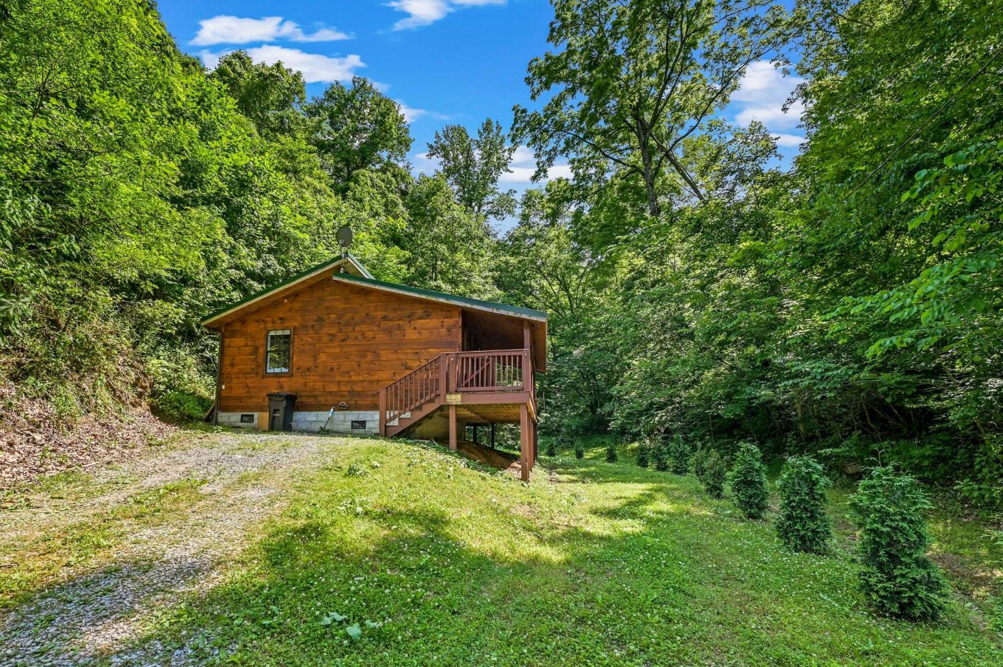 Smoky Mountains Hut Tub Cabin Dog Friendly 塞维尔维尔 外观 照片