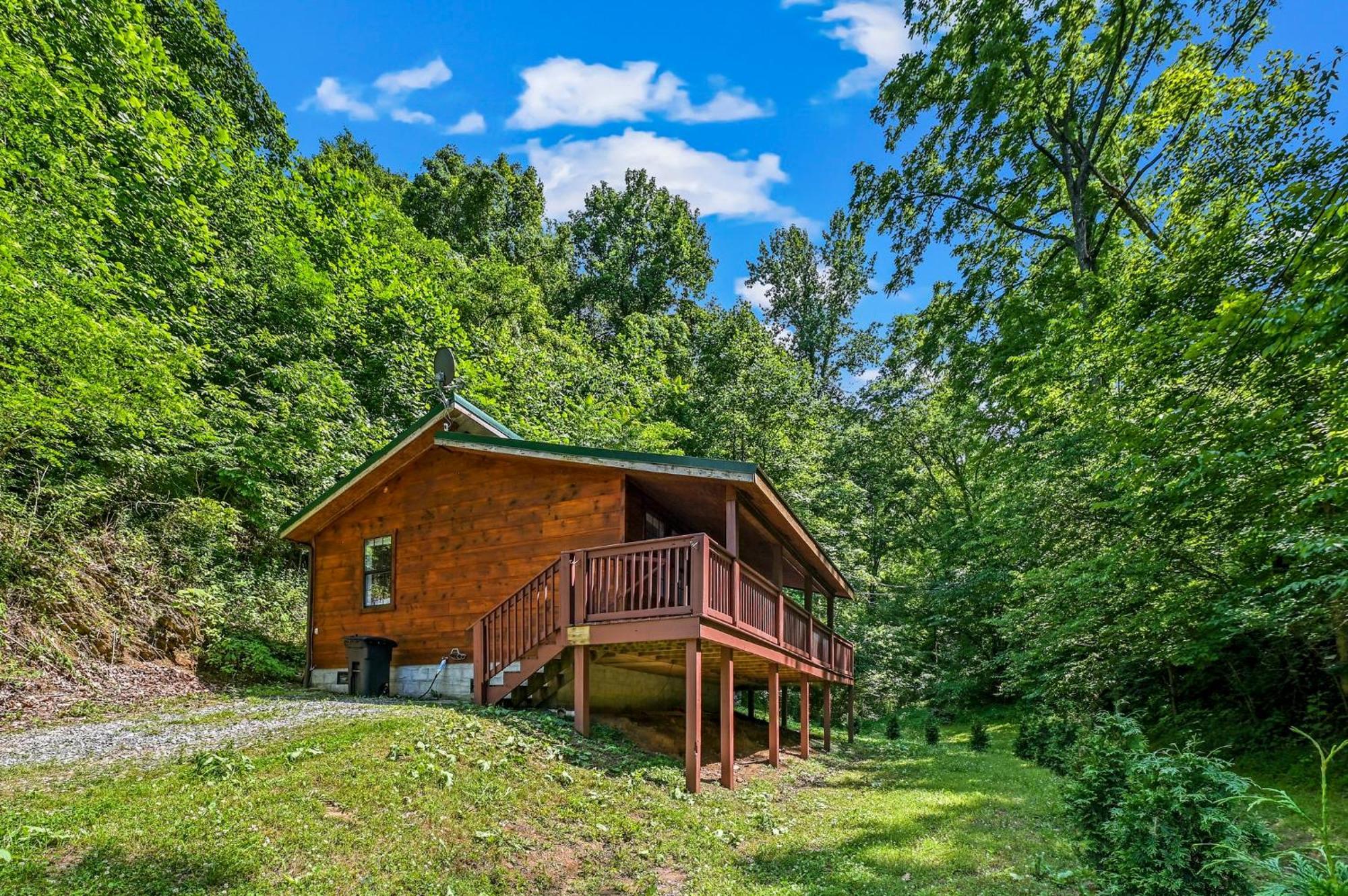 Smoky Mountains Hut Tub Cabin Dog Friendly 塞维尔维尔 外观 照片