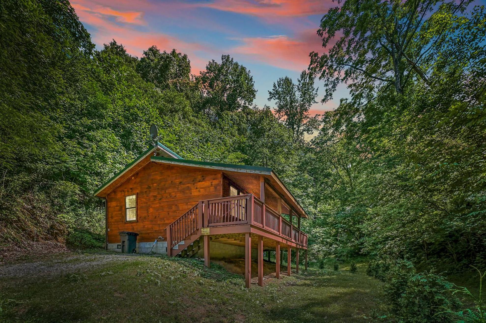 Smoky Mountains Hut Tub Cabin Dog Friendly 塞维尔维尔 外观 照片